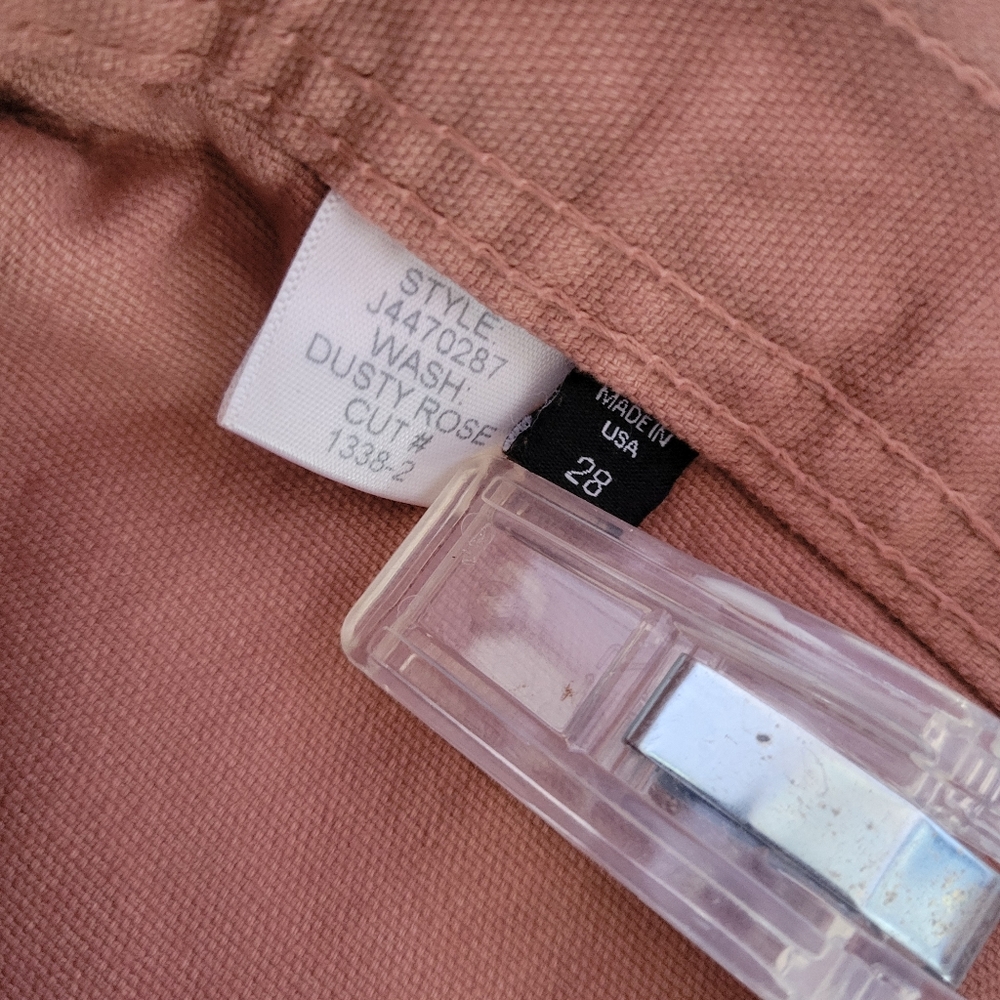 Veronica Beard Jeans Size 28 Cynthia Gaucho Dusty Rose Cropped Wide Leg - Picture 6 of 8